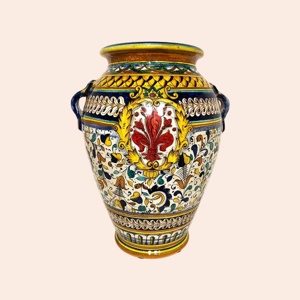 VASE CM.55H, DESIGN: GEOMETRIC, MONTEPULCIANO
